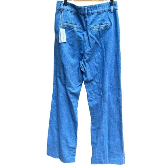 NWT Favorite Daughter The Fiona Denim Trouser Jeans in Seaport - Picture 3 of 12
